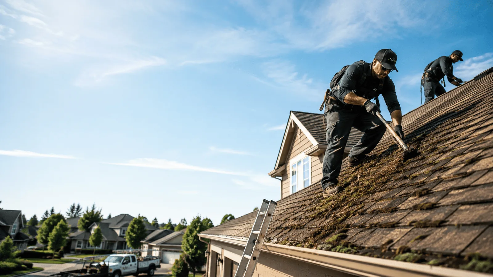 Roof Moss Removal in Cheboygan, MI near me